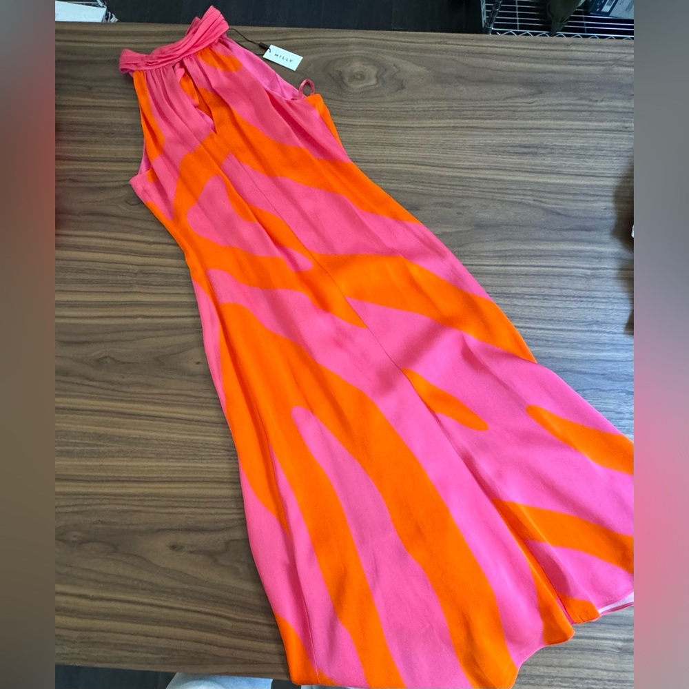 NWT Milly Silky Alter Patterned dress